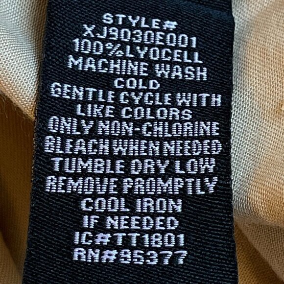 Sanctuary Anthropologie Women's Lyocell Utility Jacket Full Zip Khaki Tan  Large - Picture 7 of 7